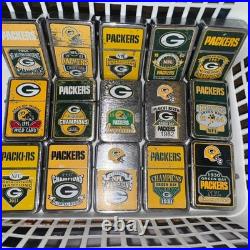 Danbury Mint Green Bay Packers Lighter NFL Lot Of 15 Pre owned