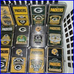 Danbury Mint Green Bay Packers Lighter NFL Lot Of 15 Pre owned