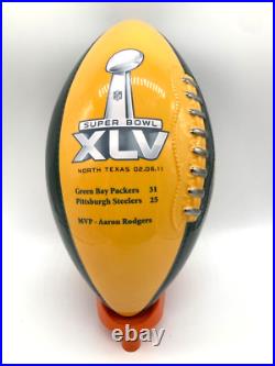 Danbury Mint Green Bay Packers Super Bowl XLV NFL Football Championship Trophy