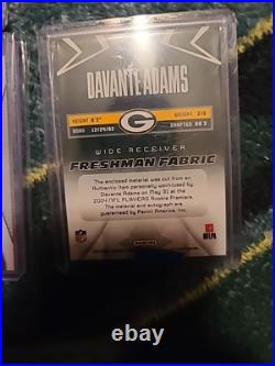 Devante adams green bay packers and rookie cards lot