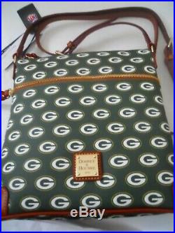 Dooney & Bourke Cross Body Hand Bag Green Bay Packers new with tags