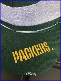 EUC Vintage 90s Green Bay Packers The Game Big Logo Snapback Hat Taiwan