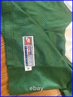 EUC Vtg Green Bay Packers Keith McKenzie No 95 Nike Pro Line Jersey Green 56