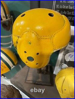 Early 1900s Football Helmet Single Strap Green Bay Packers (Don Hutson)