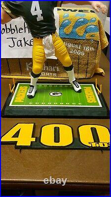 Foco Brett Favre Green Bay Packers Bobblehead 400 Touchdowns Tds 15 Inch #70/100