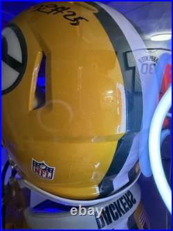 GAME-USED Authentic GREEN BAY PACKERS, signed Keisean Nixon CB #25 Helmet GAME-USED Authentic GREEN BAY PACKERS, signed Keisean Nixon CB #25 Helmet