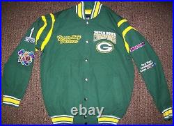 GREEN BAY PACKERS 4 Time Super Bowl CHAMPIONSHIP Jacket New Style M L XL 2X