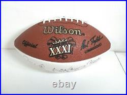 GREEN BAY PACKERS Autographed Football 1996 Super Bowl Year (Not Authenticated)