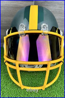 GREEN BAY PACKERS Black Eclipse NFL Full Size Authentic Football Helmet