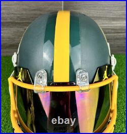 GREEN BAY PACKERS Black Eclipse NFL Full Size Authentic Football Helmet