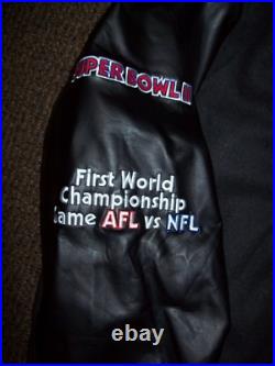 GREEN BAY PACKERS CHAMPIONSHIP Wool Body Jacket with Faux Leather Sleeves Jacket GREEN BAY PACKERS CHAMPIONSHIP Wool Body Jacket with Faux Leather Sleeves Jacket