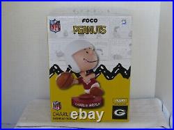 GREEN BAY PACKERS Charlie Brown Peanuts NFL Bobblehead Ltd Edition #33 of 150