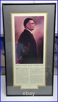 GREEN BAY PACKERS Coach Lombardi What It Takes To Be Number One 30X16 Framed