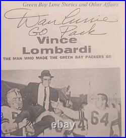 GREEN BAY PACKERS Love Stories and Other Affairs SIGNED BY 14 PLAYERS
