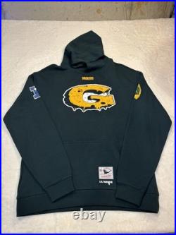 GREEN BAY PACKERS Mitchell & Ness LIL WAYNE Limited Pine Green Melt Hoodie XL