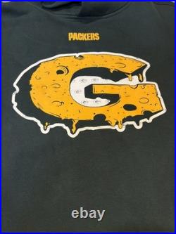 GREEN BAY PACKERS Mitchell & Ness LIL WAYNE Limited Pine Green Melt Hoodie XL