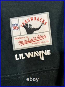 GREEN BAY PACKERS Mitchell & Ness LIL WAYNE Limited Pine Green Melt Hoodie XL