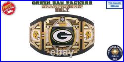 GREEN BAY PACKERS NFL Champions Inspired Custom Belt Adult Size Replica