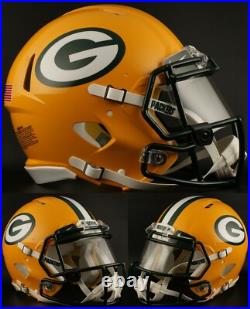 GREEN BAY PACKERS NFL Riddell SPEED Full Size Replica Football Helmet GREEN BAY PACKERS NFL Riddell SPEED Full Size Replica Football Helmet