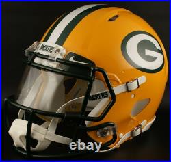 GREEN BAY PACKERS NFL Riddell SPEED Full Size Replica Football Helmet GREEN BAY PACKERS NFL Riddell SPEED Full Size Replica Football Helmet