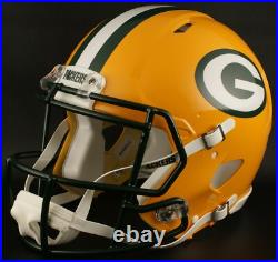 GREEN BAY PACKERS NFL Riddell SPEED Full Size Replica Football Helmet GREEN BAY PACKERS NFL Riddell SPEED Full Size Replica Football Helmet