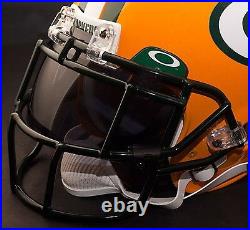 GREEN BAY PACKERS NFL Schutt EGOP Football Helmet Facemask/Faceguard DARK GREEN