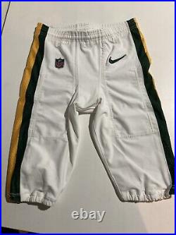 GREEN BAY PACKERS Nike Field Players Game Pants Color Rush White BERLIN Size 34