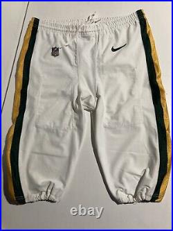 GREEN BAY PACKERS Nike Player Game Pants Color Rush White BERLIN Size 48 Big Boy