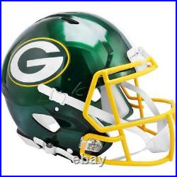 GREEN BAY PACKERS Riddell Flash Authentic Speed Football Helmet