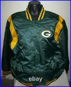 GREEN BAY PACKERS Starter Snap Down Jacket GREEN 3X