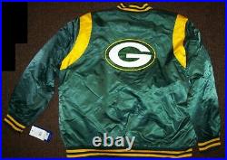 GREEN BAY PACKERS Starter Snap Down Jacket GREEN 3X