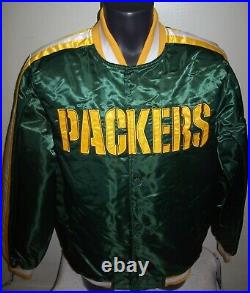 GREEN BAY PACKERS Starter Snap Down Jacket GREEN 5X