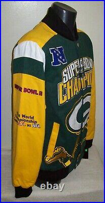 GREEN BAY PACKERS Ultimate 4 Time SUPER BOWL CHAMPIONSHIP Cotton Jacket 2022