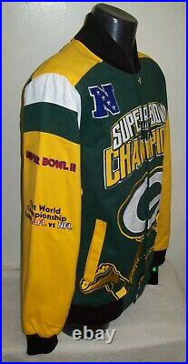 GREEN BAY PACKERS Ultimate 4 Time SUPER BOWL CHAMPIONSHIP Jacket 2022 3X 4X 5X