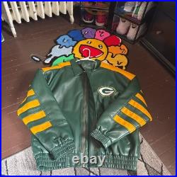 G-III Green Bay Packers Faux Leather Jacket