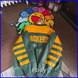 G-III Green Bay Packers Faux Leather Jacket
