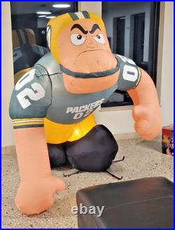 Gemmy Airblown Inflatable Vintage 2002 NFL Green Bay Packers 6 FT tall & 7' long