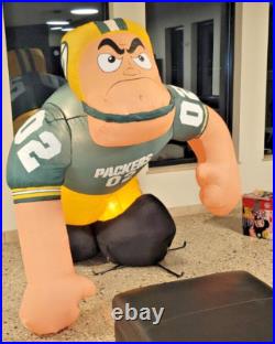 Gemmy Airblown Inflatable Vintage 2002 NFL Green Bay Packers 6 FT tall & 7' long