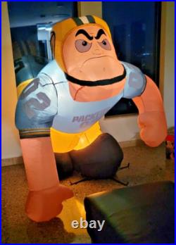 Gemmy Airblown Inflatable Vintage 2002 NFL Green Bay Packers 6 FT tall & 7' long