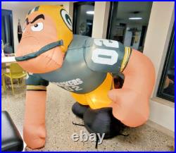Gemmy Airblown Inflatable Vintage 2002 NFL Green Bay Packers 6 FT tall & 7' long