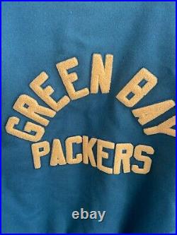 Green Bay Packer SUPER BOWL 2 Throwback Mitchell and Ness Jacket With Beanie