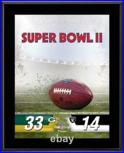Green Bay Packers 10.5 x 13 Sublimated Super Bowl Champion Plaque Bundle