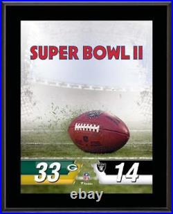 Green Bay Packers 10.5 x 13 Super Bowl Champion Plaque Bundle