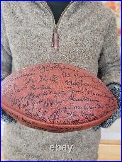 Green Bay Packers 1974 NFL game signed ball. Lots of great signatures