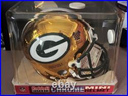 Green Bay Packers 2000 LE Chrome Ridell Mini Helmet Super Bowl Winner 1082/2000