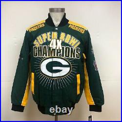 Green Bay Packers 4-Time Superbowl Champions Jacket