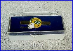 Green Bay Packers 50th Season Helmet Tie Clip Clasp Bar Pin Rare Vintage 1960's