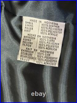 Green Bay Packers 58 Sports Varsity Leather Men's Jacket Size Medium