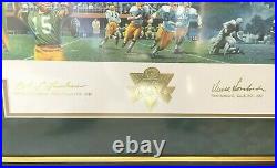 Green Bay Packers 75 Anniversary Autographed Limited Edition #704/750 Print COA