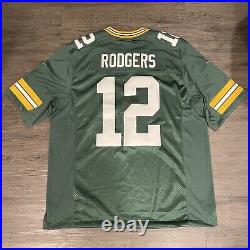 Green Bay Packers Aaron Rodgers #12 Nike Vapor Untouchable Limited Jersey XL